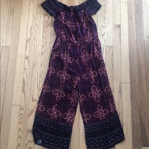 🌟FREE SHIPPING🌟Purple Boho Romper